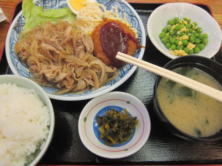 豚しょうが焼き定食