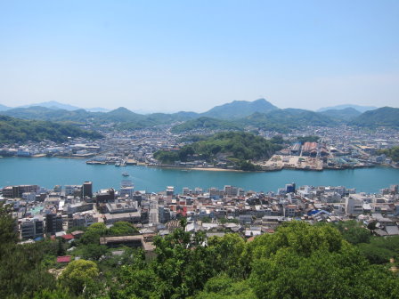 千光寺山ロープウェイ上所見