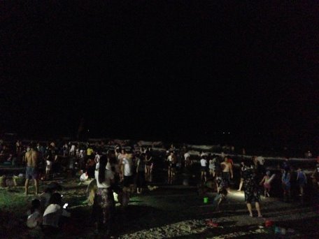 夜間的人潮