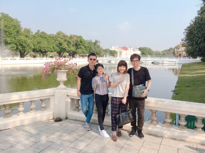 阿穿給我們的合影