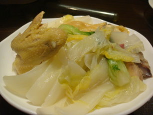 蔥油淋雞