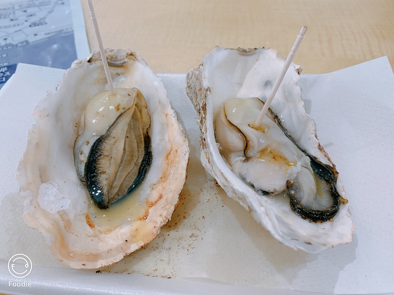 烤牡蠣