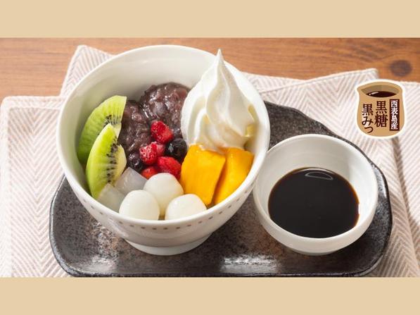 白玉クリームあんみつ